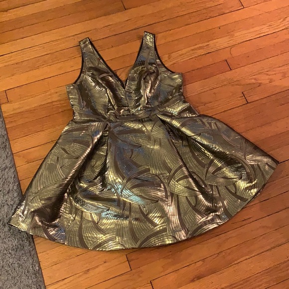 Fashion Nova Dresses & Skirts - Gold Fashion Nova dress!